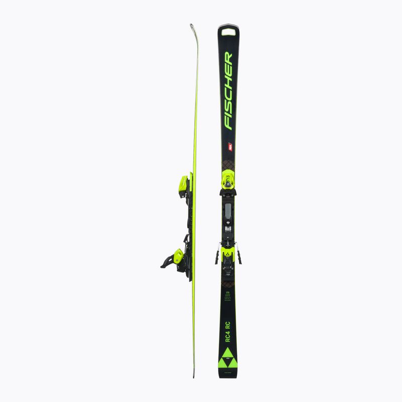 Kalnų slidės Fischer RC4 WC RC PRO M/O + RC4 Z13 FF juoda/geltona 2