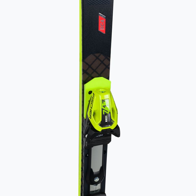 Kalnų slidės Fischer RC4 WC RC PRO M/O + RC4 Z13 FF juoda/geltona 7