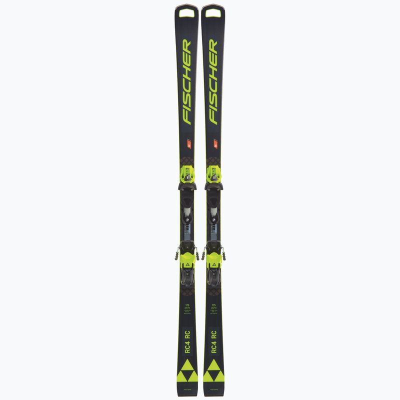Kalnų slidės Fischer RC4 WC RC PRO M/O + RC4 Z13 FF juoda/geltona 10