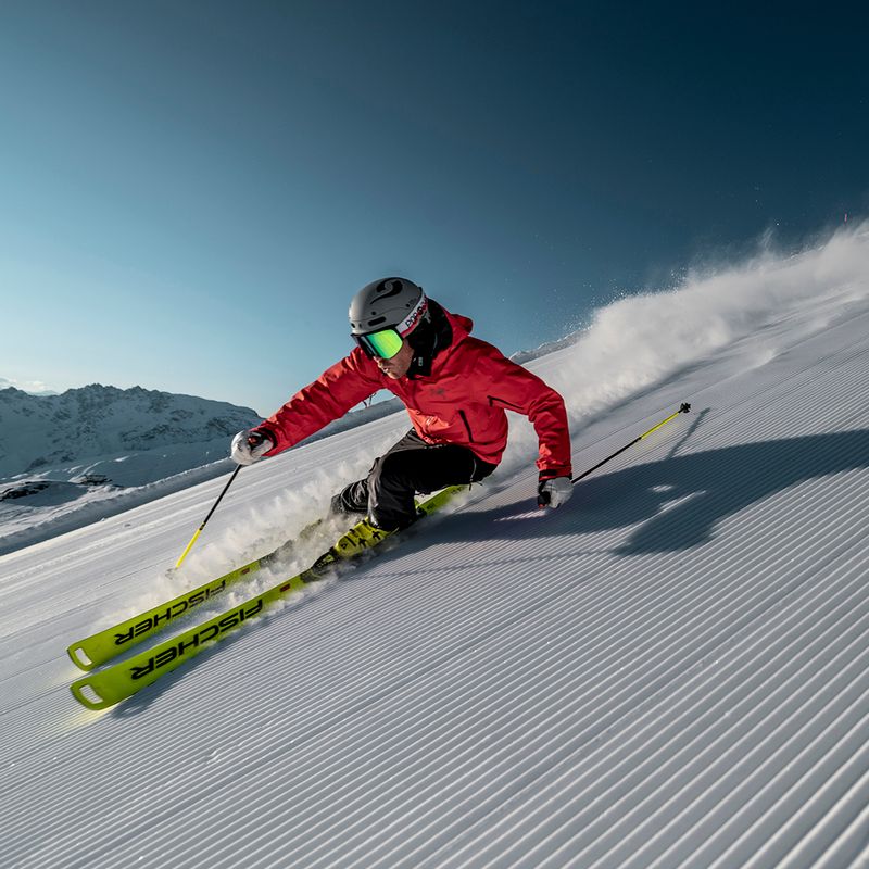 Kalnų slidės Fischer RC4 WC CT M/O + RC4 Z13 FF geltonos 12