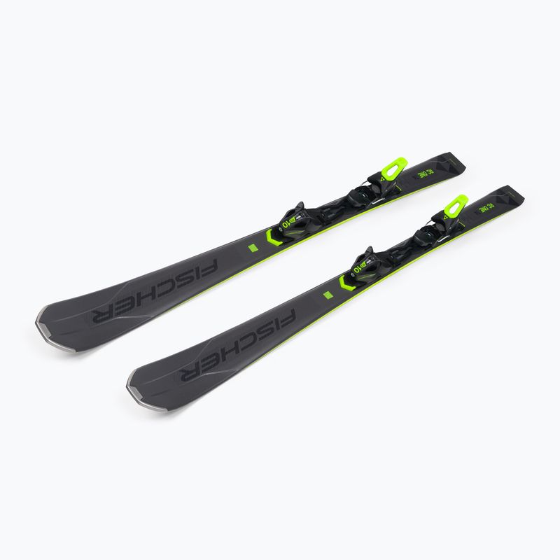 Kalnų slidės Fischer RC ONE 74 AR + RS 10 PR pilka/geltona 4