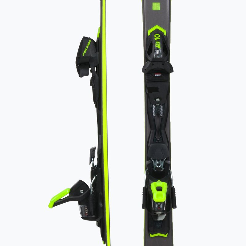 Kalnų slidės Fischer RC ONE 74 AR + RS 10 PR pilka/geltona 5