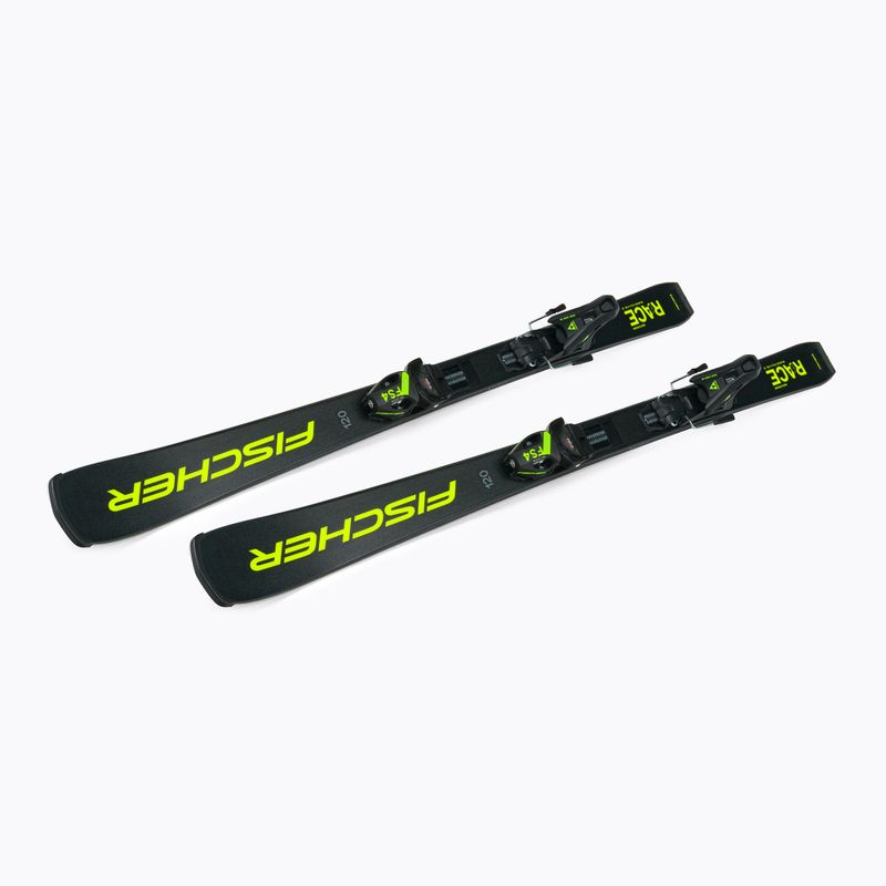 Vaikiškos kalnų slidės Fischer RC4 RACE JRs + FJ4 CA JRs juodos spalvos 4