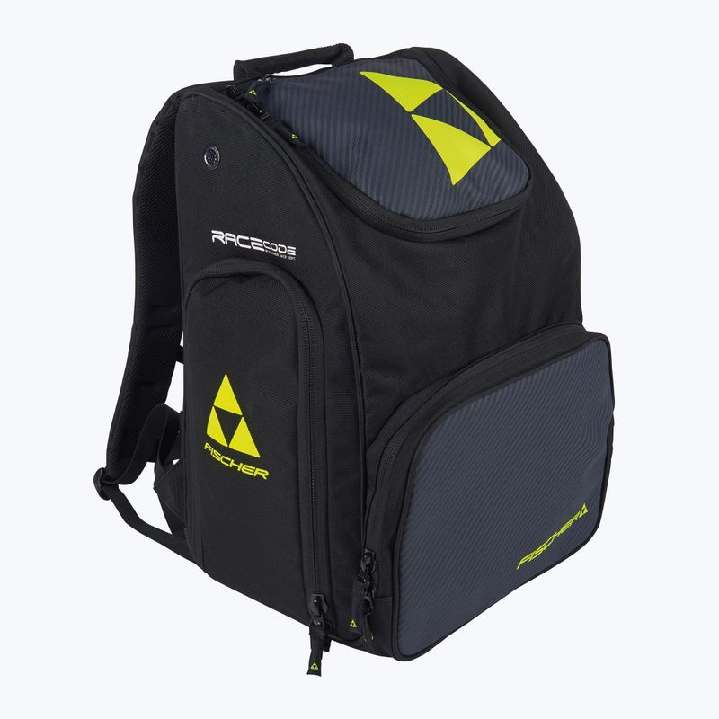 Fischer kuprinė Race 55 l black/grey/yellow slidinėjimo kuprinė 14