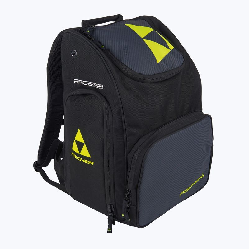 Fischer kuprinė Race 70 l black/grey/yellow slidinėjimo kuprinė 9