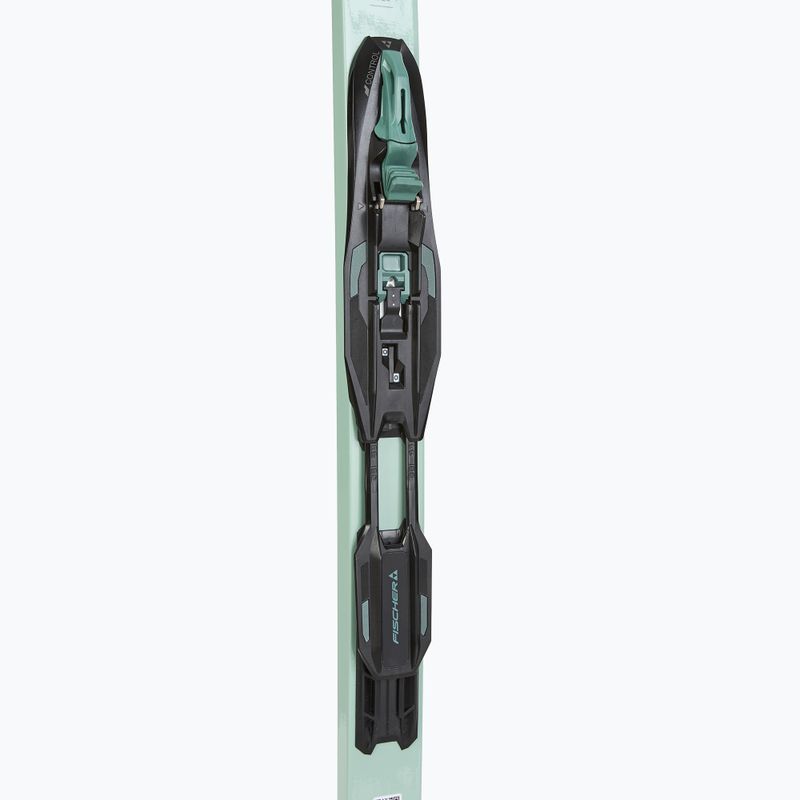 Bėgimo slidės Fischer Mystique EF + apkaustai Control Step-In 4