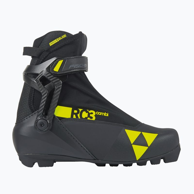 Bėgimo slidėmis batai Fischer RC3 Combi black/yellow 2