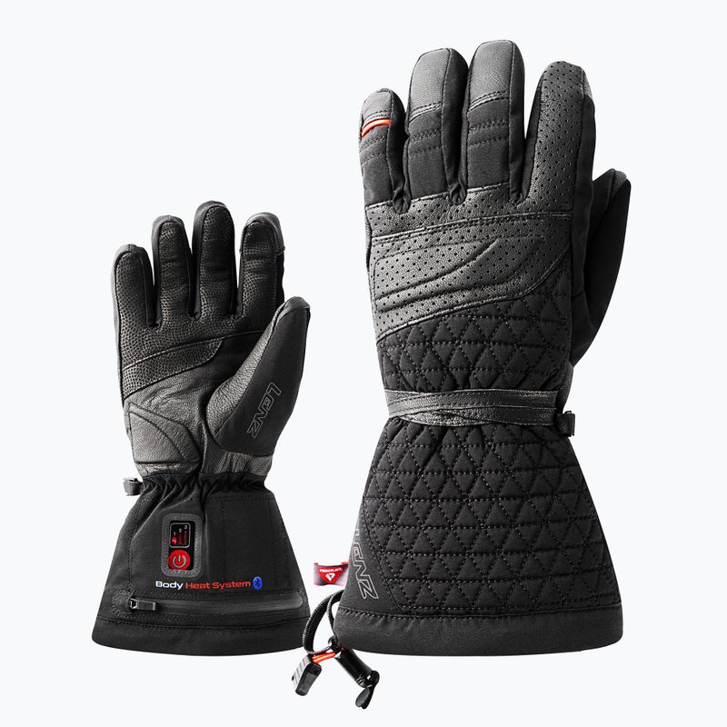 Moteriškos slidininkų pirštinės Lenz Heat Glove 6.0 Finger Cap black 8