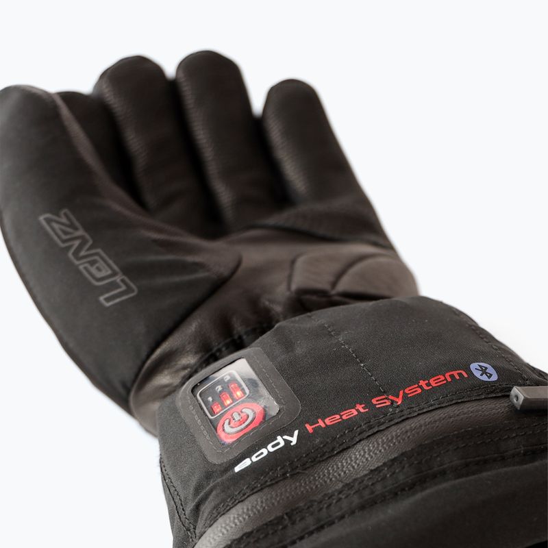 Moteriškos slidininkų pirštinės Lenz Heat Glove 6.0 Finger Cap black 9