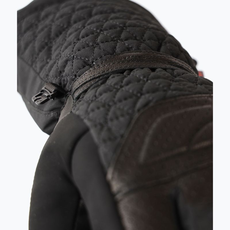 Moteriškos slidininkų pirštinės Lenz Heat Glove 6.0 Finger Cap black 11