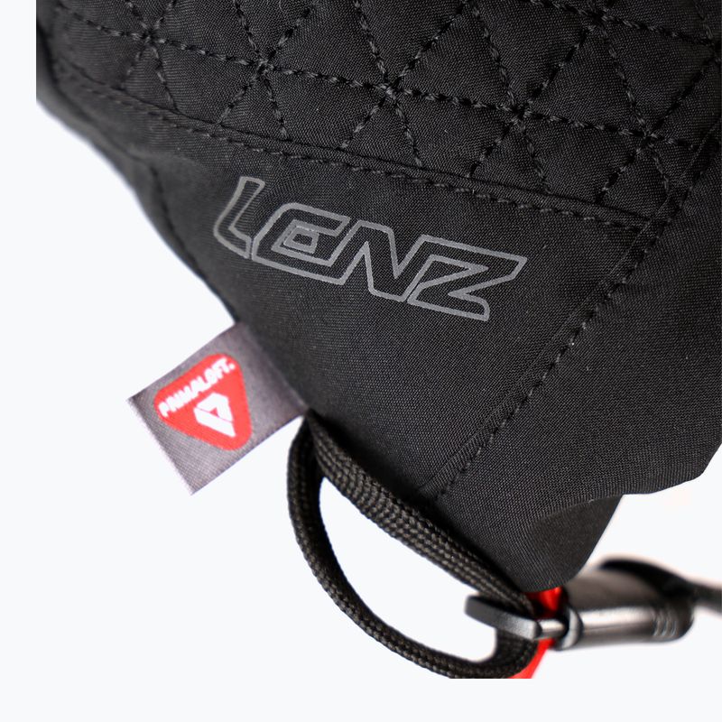 Moteriškos slidininkų pirštinės Lenz Heat Glove 6.0 Finger Cap black 12