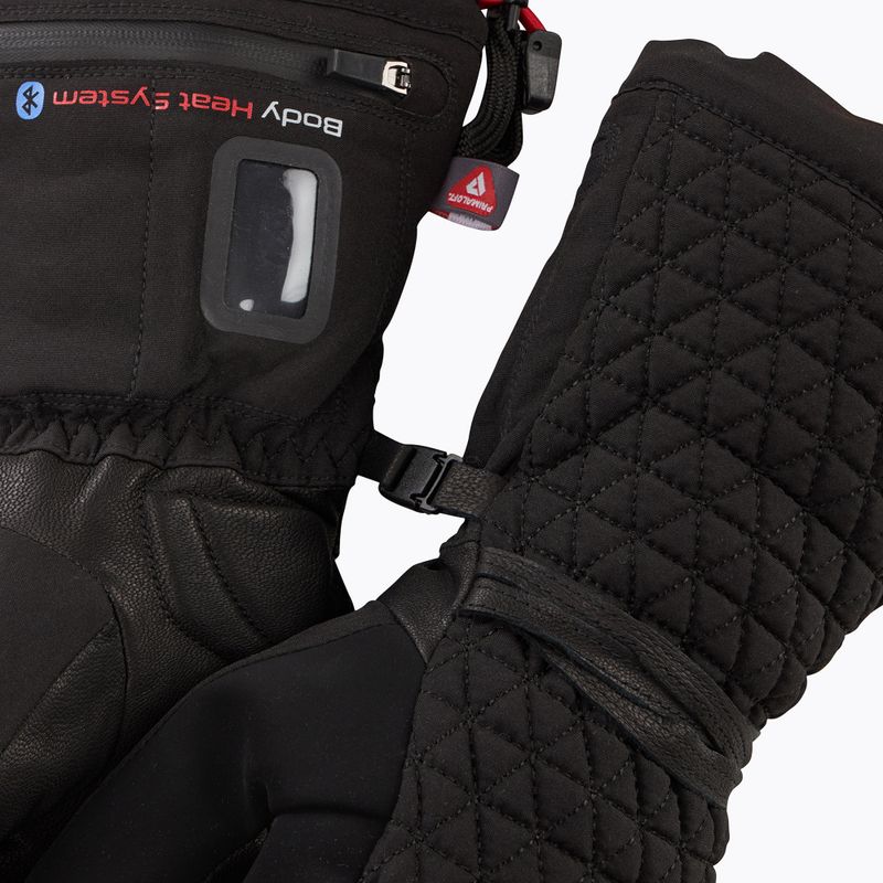 Moteriškos slidininkų pirštinės Lenz Heat Glove 6.0 Finger Cap black 6