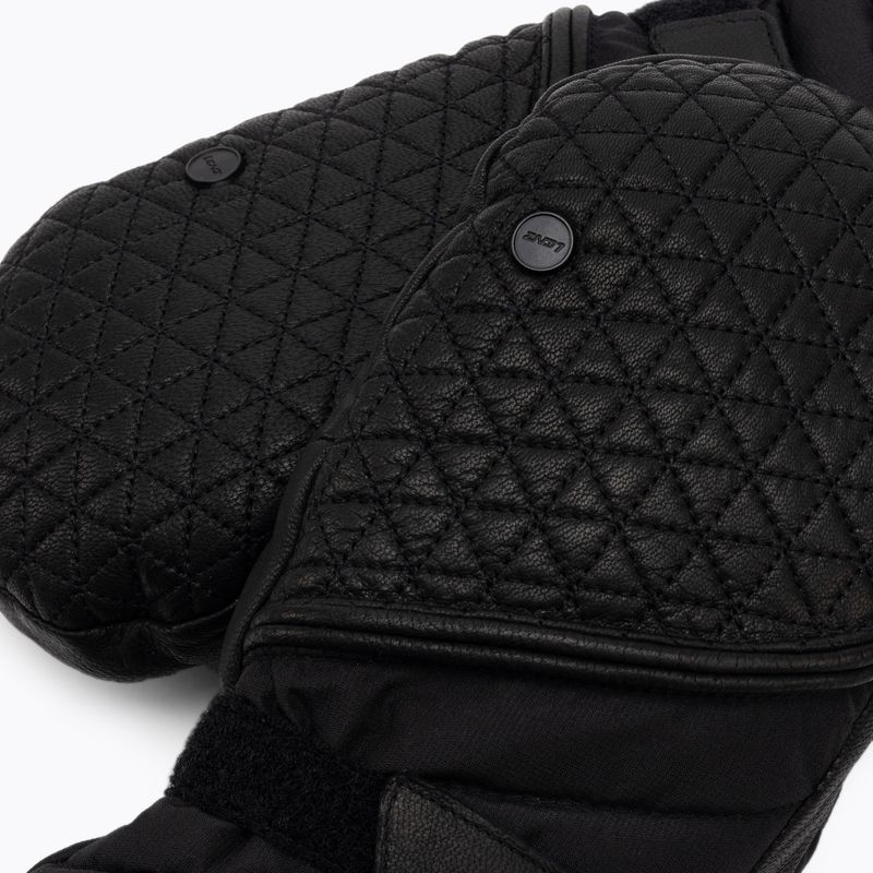 Moteriškos šildomos slidinėjimo pirštinės Lenz Heat Glove 6.0 Finger Cap Mittens black 1206 5