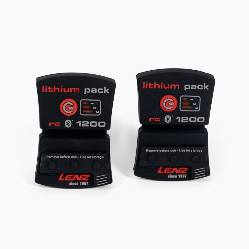 Lenz rinkinys Heat Sock 5.0 Toe Cap + ličio pakuotė RCB juoda 1200 9