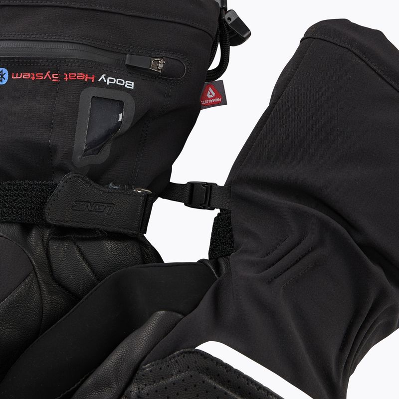 Slidinėjimo pirštinės Lenz Heat Glove 6.0 Finger Cap Mittens black 6