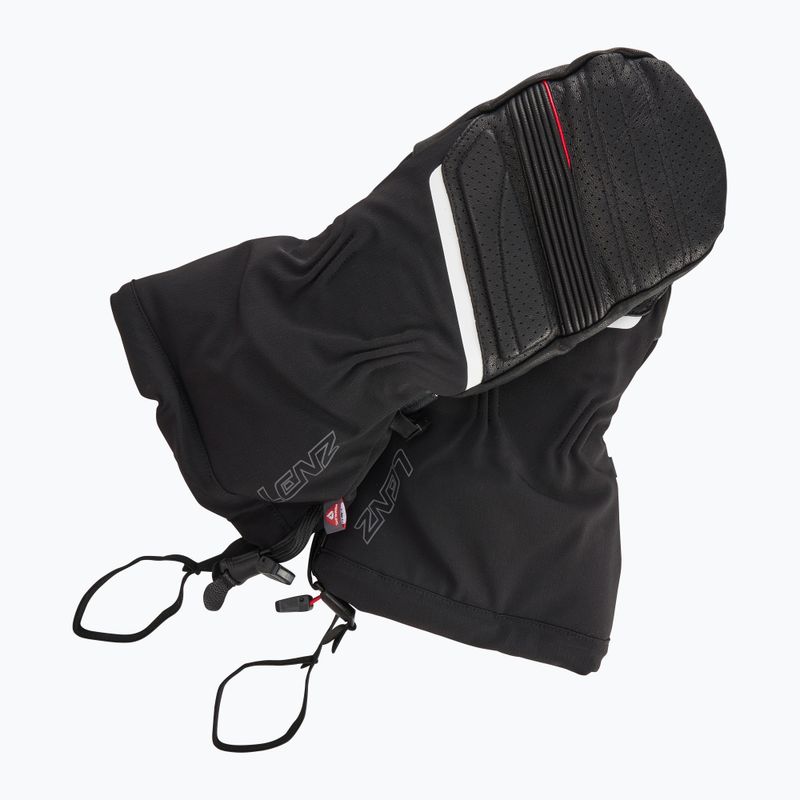 Slidinėjimo pirštinės Lenz Heat Glove 6.0 Finger Cap Mittens black 7