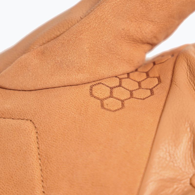 Vyriškos slidinėjimo pirštinės Lenz Think About brown/black 3