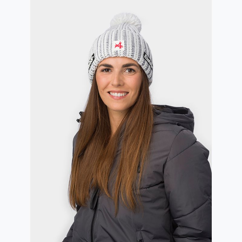 Žieminė kepurė Eisbar Ronda Pompon SA white 3