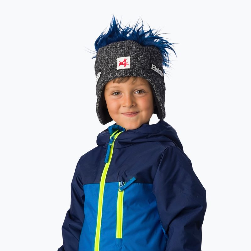 Vaikiška žieminė kepurė Eisbar Penny SA grafit/blue 3