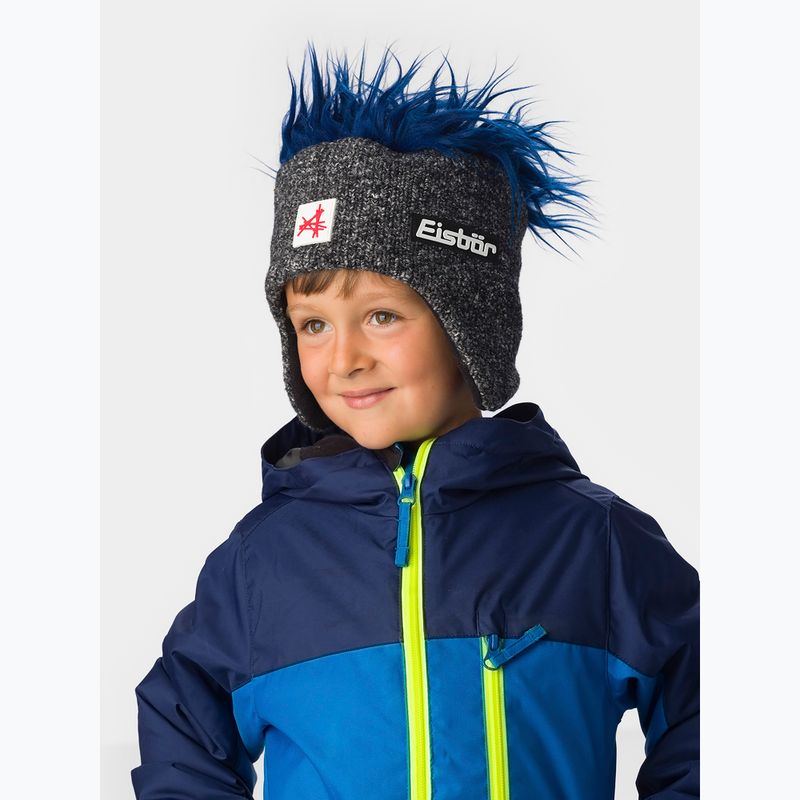 Vaikiška žieminė kepurė Eisbar Penny SA grafit/blue 4