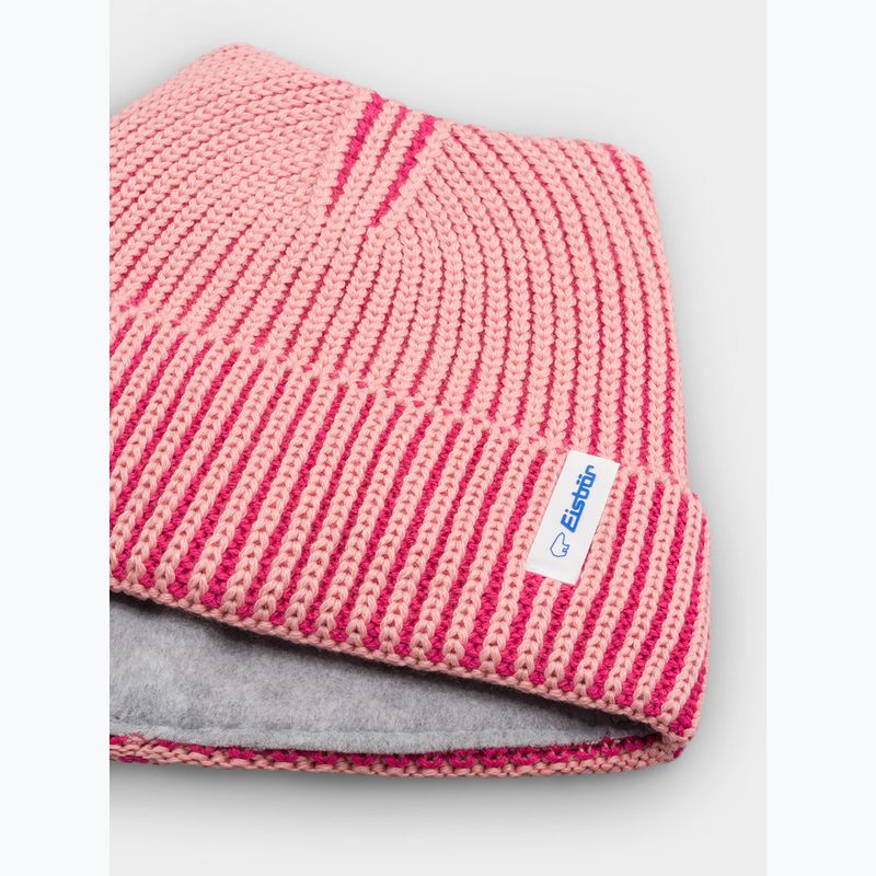 Vaikiška žieminė kepurė Eisbar Sorra pitti pink 2