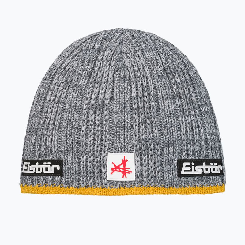 Žieminė kepurė Eisbar Rene XL SA mustard/grey melange