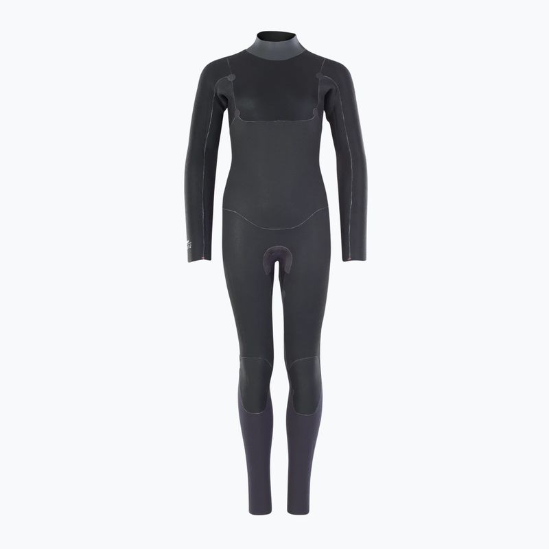 Vaikiškas plaukimo kostiumas ION Capture 5/4 Back Zip steel blue/red 3