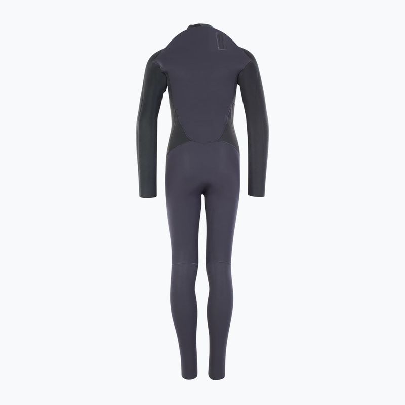 Vaikiškas plaukimo kostiumas ION Capture 5/4 Back Zip steel blue/red 4