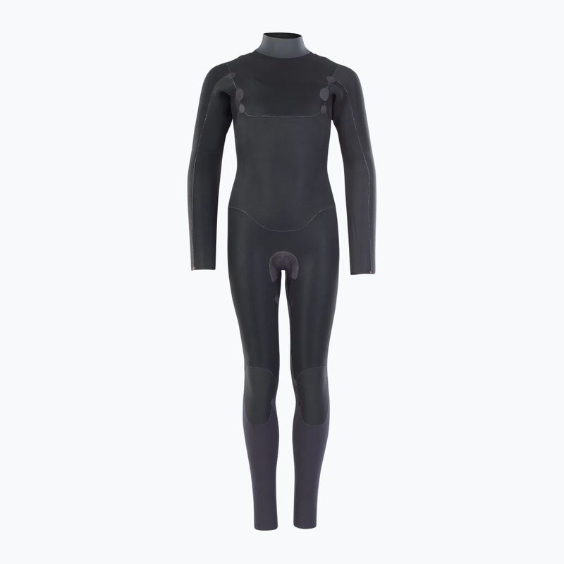 Vaikiškas plaukimo kostiumas ION Capture 5/4 Front Zip steel blue/red 3
