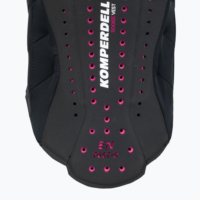 Komperdell Ballistic Vest JR vaikų slidinėjimo apsaugos juoda/rožinė 6321-209 6