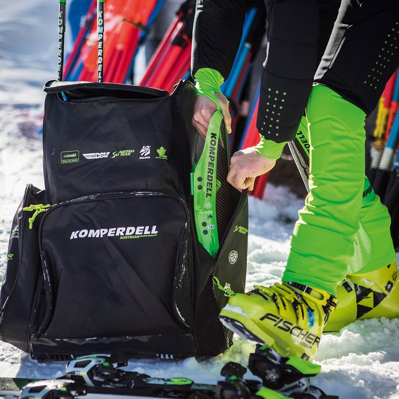 Slidinėjimo batų krepšys Komperdell Nationalteam Ski Boot Bag 72 l black/green 6