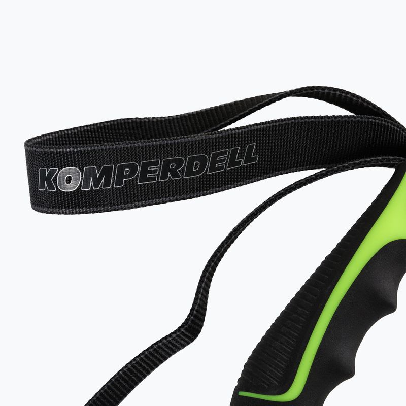 Komperdell Booster Speed Carbon serijos slidinėjimo lazdos juoda/geltona 5