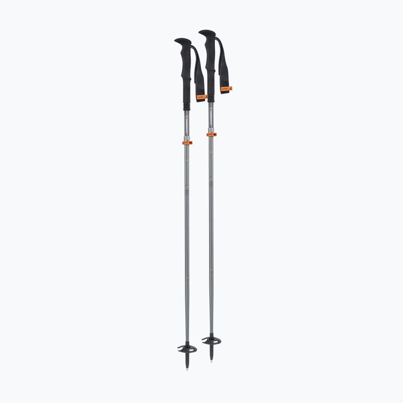 Žygio lazdos Komperdell FX Lite Ti Vario Compact silver/orange