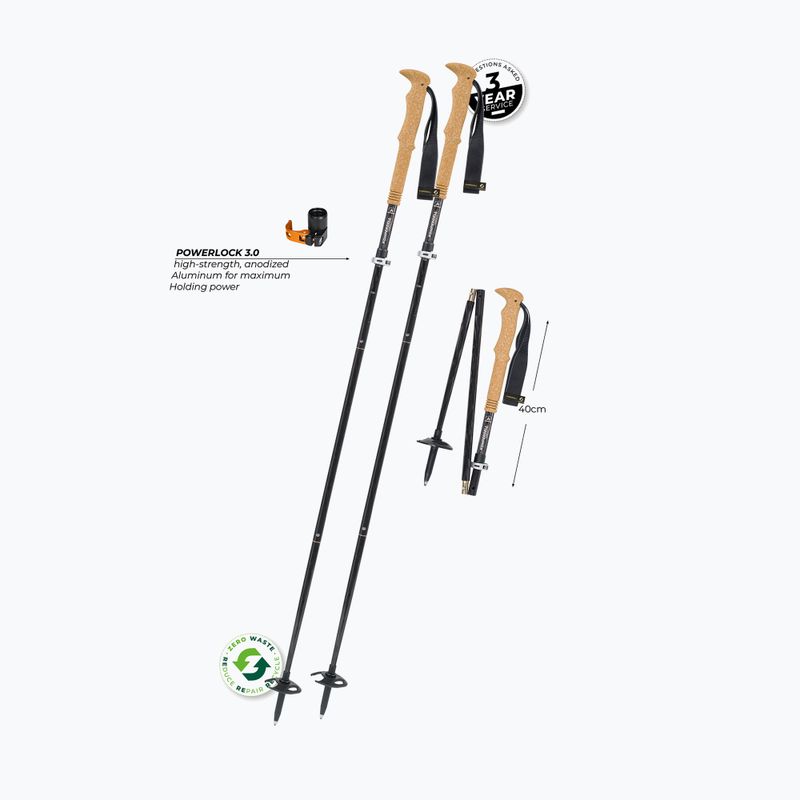 Žygio lazdos Komperdell FX Lite Carbon Vario Summit titan 2