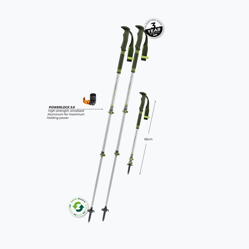 Žygio lazdos Komperdell Explorer Zero green 2
