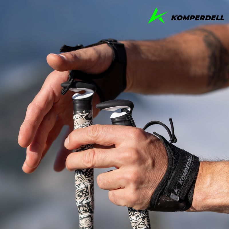 Bėgimo lazdos Komperdell FXP Carbon The Erlkönig black/white 6