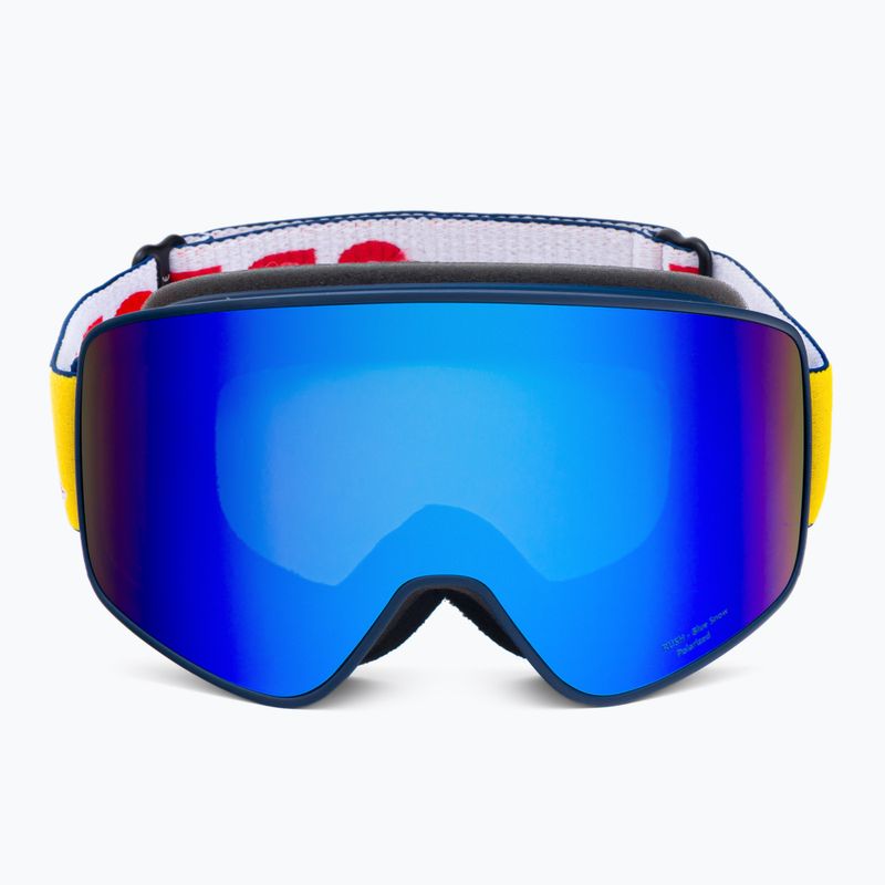 Red Bull SPECT Rush Poliarizuoti matiniai mėlynos/mėlynos/rudos spalvos mėlyni veidrodiniai/mėlyni sniego 001 slidinėjimo akiniai 2