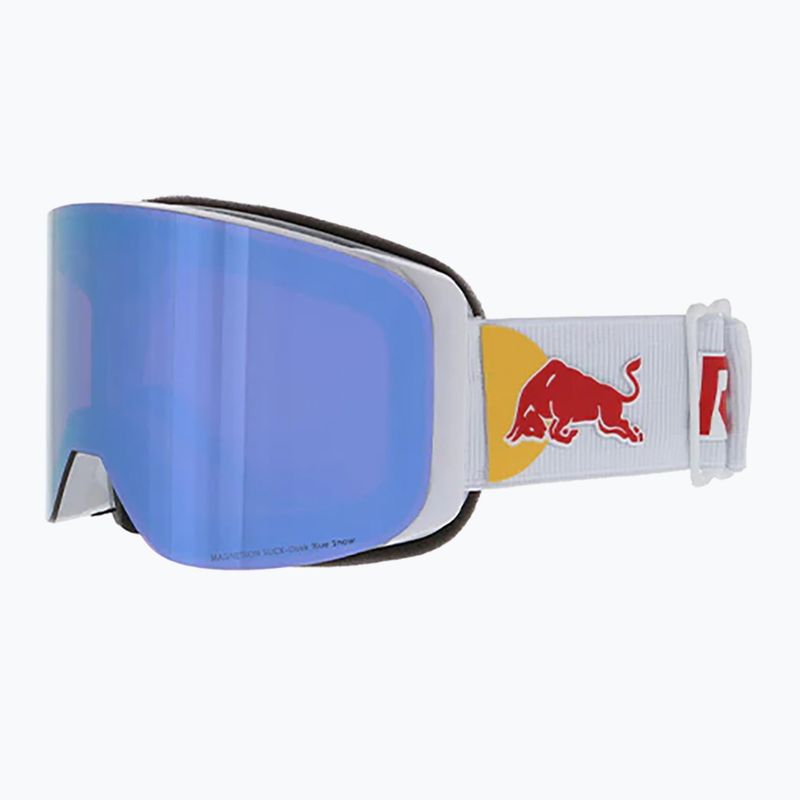 Red Bull SPECT Magnetron Slick slidinėjimo akiniai blizgantys sidabriniai/balti/raudoni mėlyni veidrodiniai/šviesiai mėlyni sniego 004 8