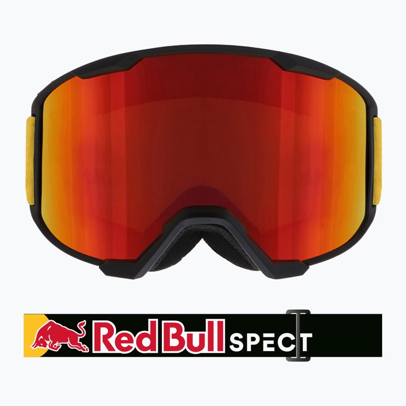 Red Bull SPECT + Pouch Solo High Contrast slidinėjimo akiniai matiniai mėlyni / blizgūs juodi / raudoni veidrodžiai 010S 6