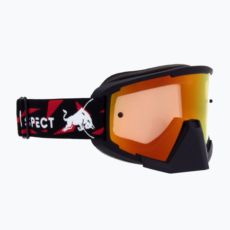 Dviračių akiniai Red Bull SPECT Whip matt black/amber red mirror 4