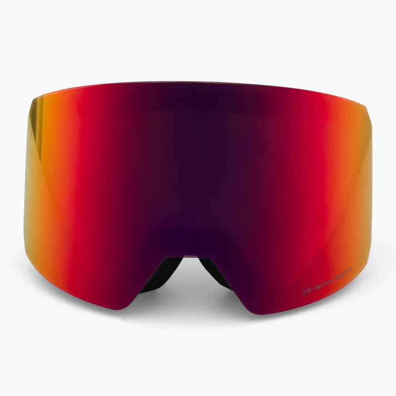 Slidinėjimo akiniai Red Bull SPECT Line black/brown with red mirror/cloudy snow 3