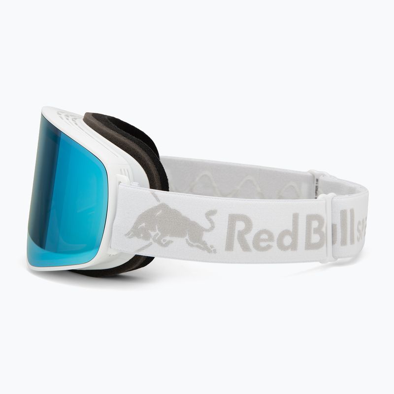 Slidinėjimo akiniai Red Bull SPECT Rush white/ice blue snow/smoke with blue mirror 4