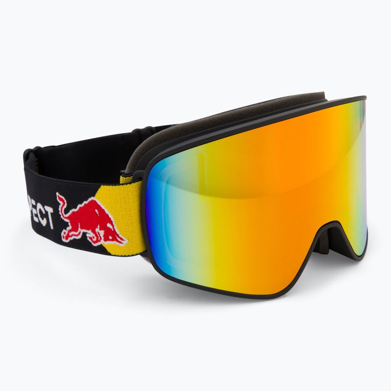 Slidinėjimo akiniai Red Bull SPECT Rush black/red snow - orange with red mirror