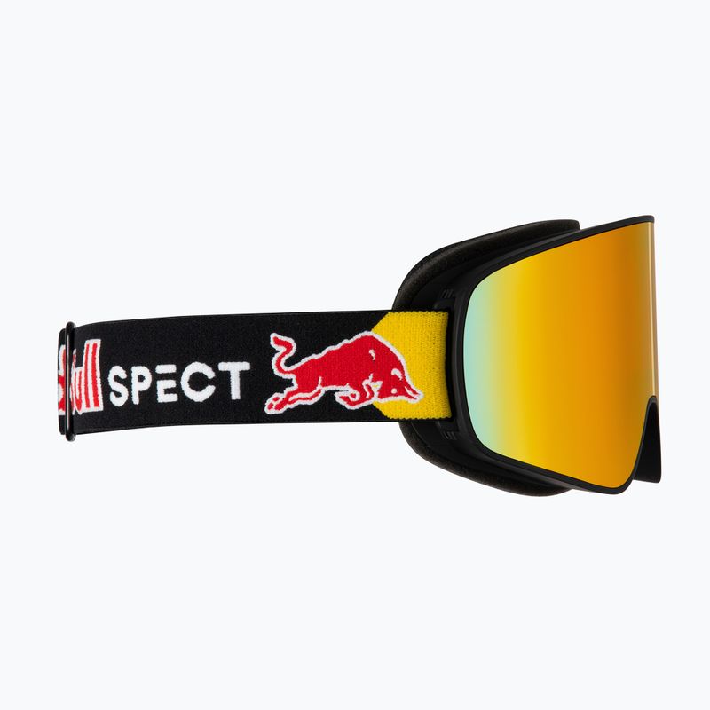 Slidinėjimo akiniai Red Bull SPECT Rush black/red snow - orange with red mirror 5