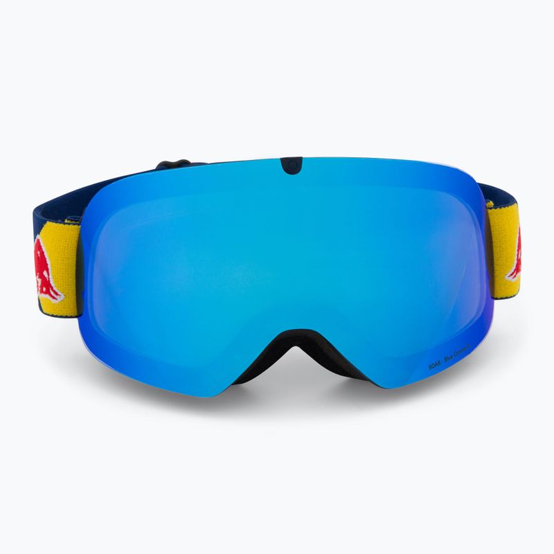 Slidinėjimo akiniai Red Bull SPECT Soar Photo dark blue/light blue with blue chrome x 2