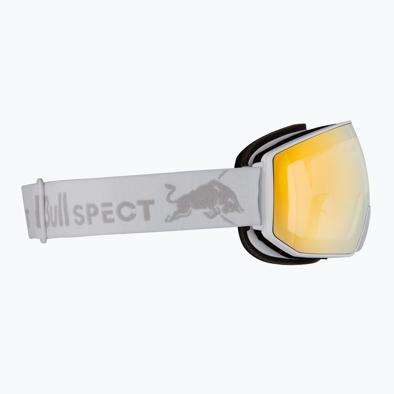 Slidinėjimo akiniai Red Bull Spect Fink Photo matte white/brown with gold chrome x 3