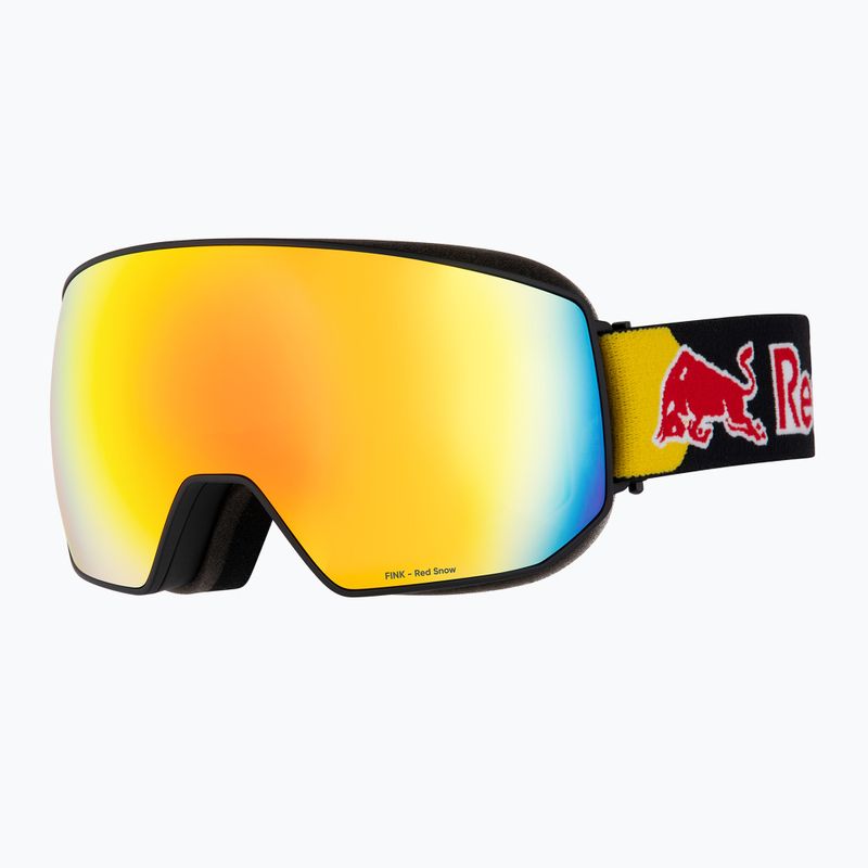 Slidinėjimo akiniai Red Bull Spect Fink matte black/orange with red mirror 2