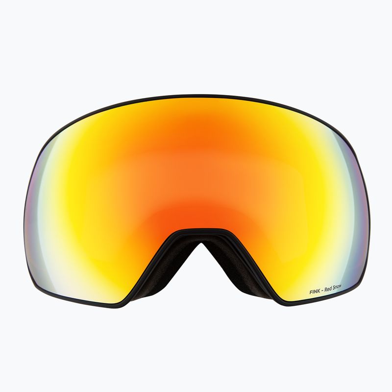Slidinėjimo akiniai Red Bull Spect Fink matte black/orange with red mirror 4