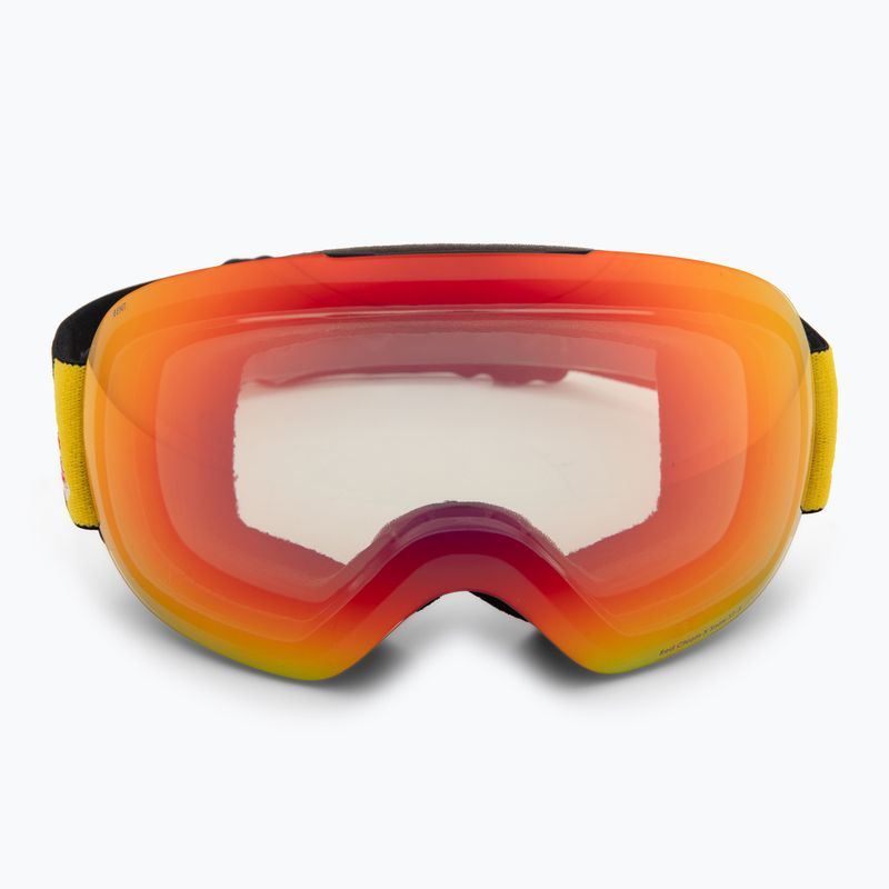 Slidinėjimo akiniai Red Bull Spect Bent Photo matte black/brown with red chrome x 2