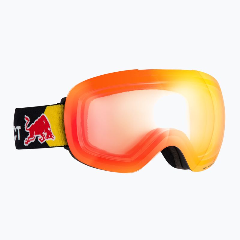 Slidinėjimo akiniai Red Bull Spect Bent Photo matte black/brown with red chrome x